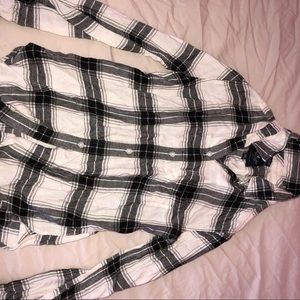 Black and White, American Eagle Flannel